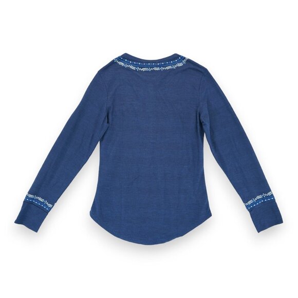 NWT Urban CoCo‎ Women's Long Sleeve Boho Shirt Embroidered Top Size Small - Picture 2 of 6